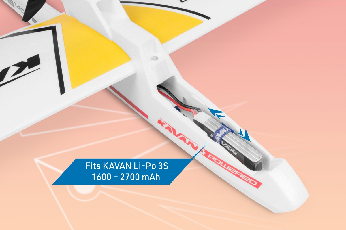 Kavan Beta 1400 RTF - red KAV02.8085RTFV5